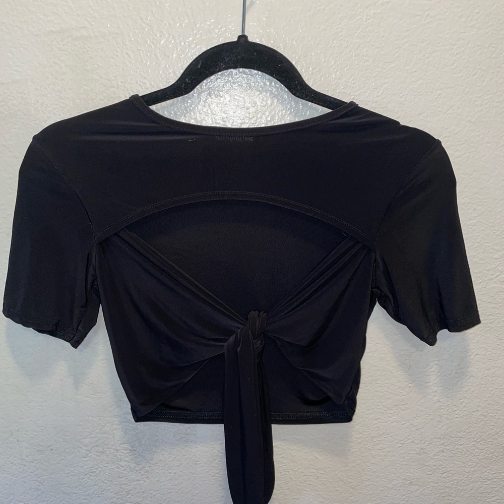 Tie up crop top
